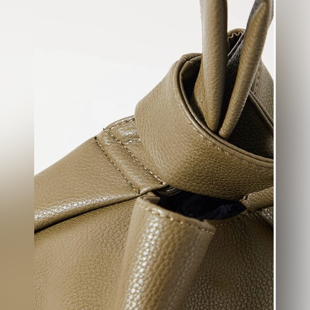 The Drop Women’s “Avalon” Small Tote bag in olive - Picture 8 of 9